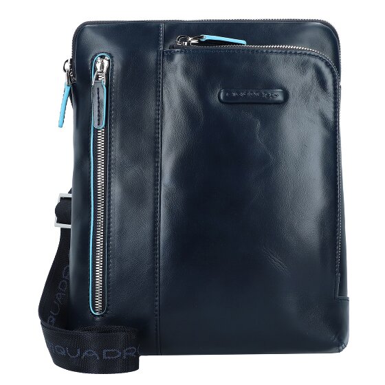 Piquadro Blue Square Umhängetasche Leder 21 cm