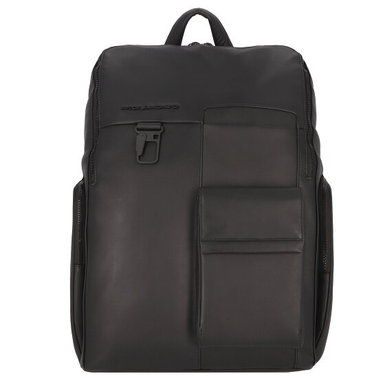 Piquadro Finn Business-Rucksack Leder 43 cm Laptopfach