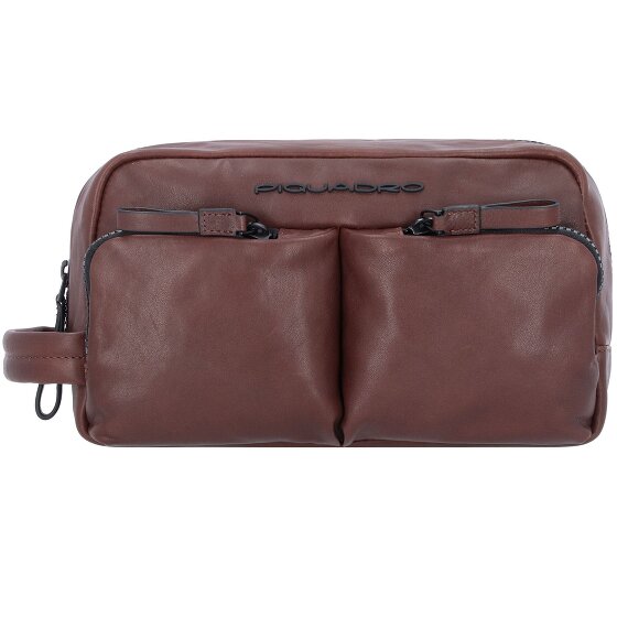 Piquadro Harper Kulturbeutel Leder 23 cm Piquadro Harper Kulturbeutel Leder 23 cm