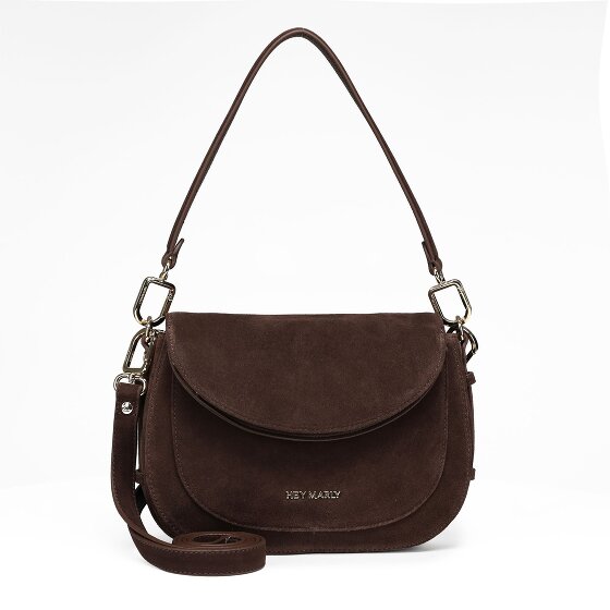 Hey Marly Big Sister Suede Schultertasche S Leder 25 cm
