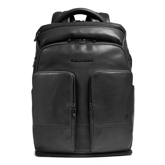 Piquadro Zaino Reiserucksack RFID Leder 44 cm Laptopfach