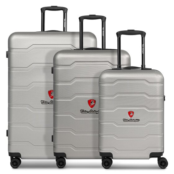 Tonino Lamborghini Bologna 4 Rollen Kofferset 3-teilig
