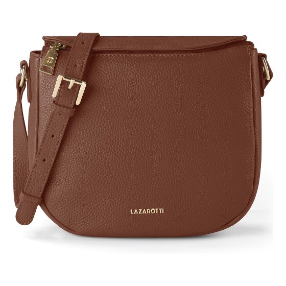 Lazarotti Bologna Leather Crossbody Umhängetasche Leder 25 cm