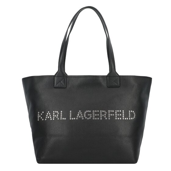 Karl Lagerfeld Signature Shopper Tasche Leder 33 cm