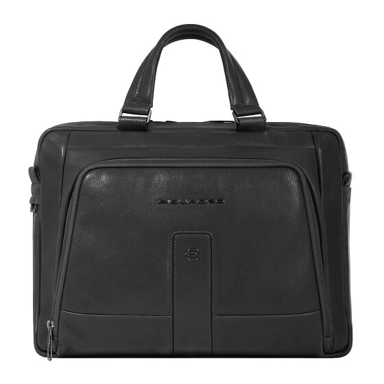 Piquadro Carl Aktentasche RFID Schutz Leder 37 cm Laptopfach