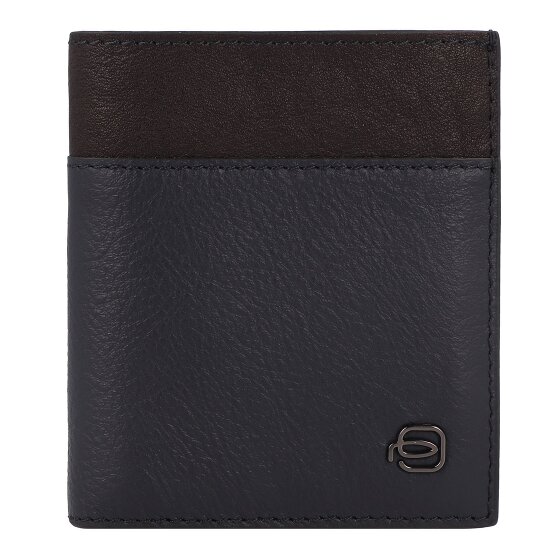 Piquadro Black Square Kreditkartenetui RFID Schutz Leder 9 cm