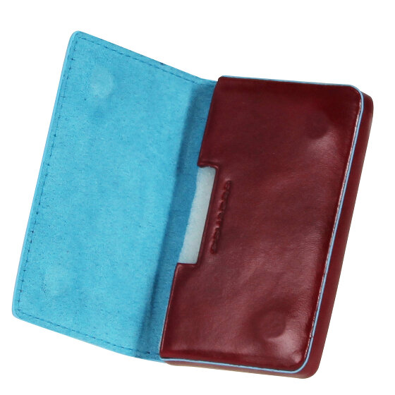 Piquadro Blue Square Visitenkartenetui Leder 10 cm