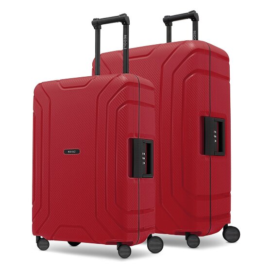 Redolz Essentials 15 4-Rollen Kofferset M+L mit Dreipunktverschluss