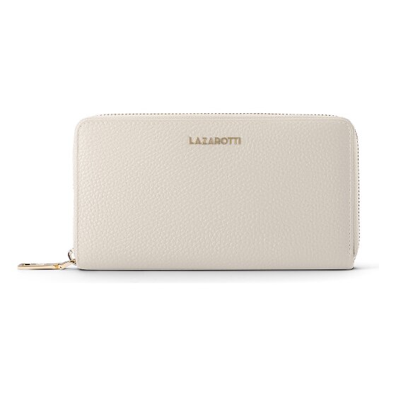 Lazarotti Bologna Leather XL Zip-Around Geldbörse Leder 19 cm