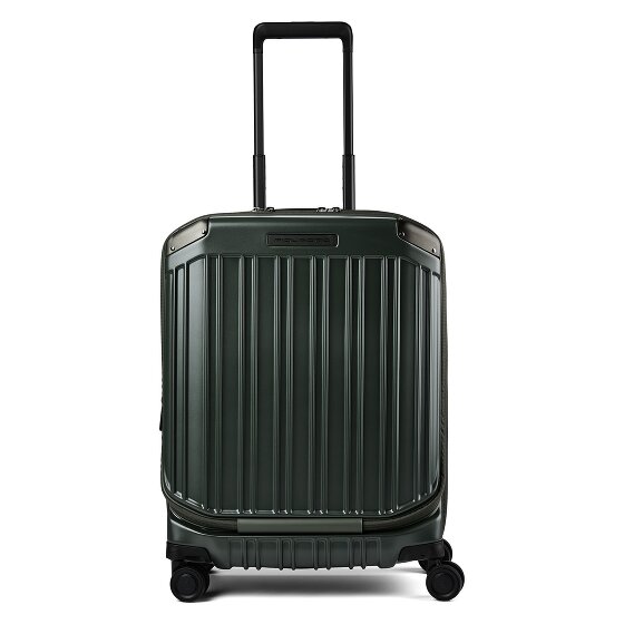Piquadro PQ-Light 4 Rollen Kabinentrolley S 56 cm Laptopfach mit Dehnfalte