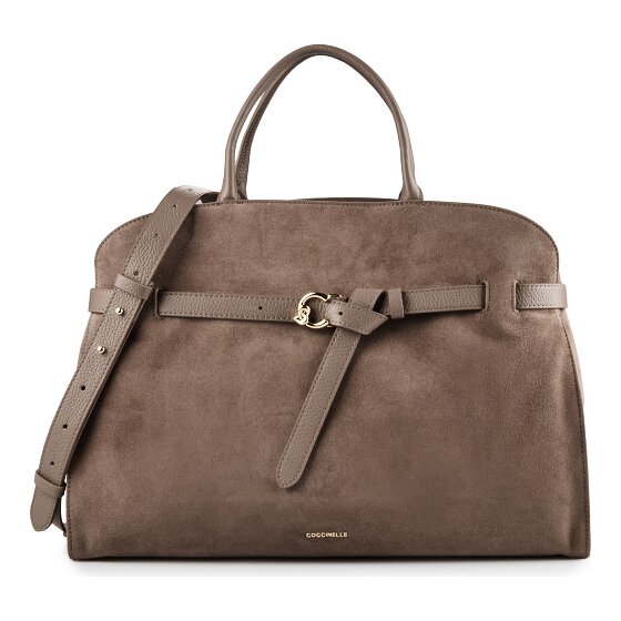 Coccinelle Sabine Suede Handtasche Leder 43 cm