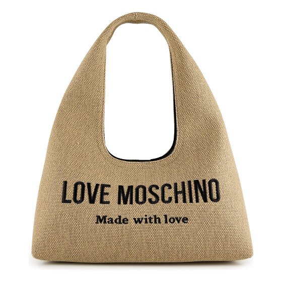Love Moschino Cargo Canvas Schultertasche 34 cm
