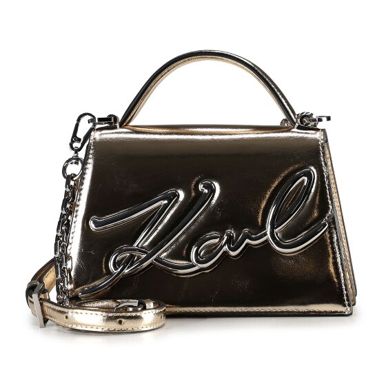 Karl Lagerfeld Signature 2.0 Handtasche Leder 21 cm