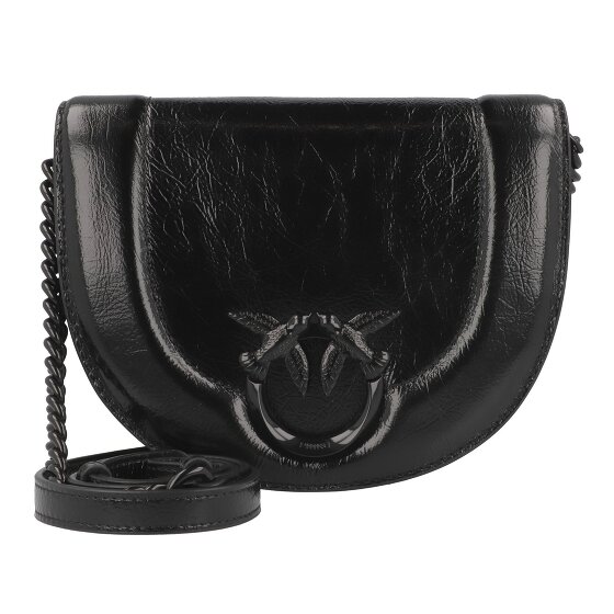 PINKO Love Round Click Mini Umhängetasche Leder 20 cm