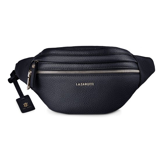 Lazarotti Bologna Leather Double-Zip Gürteltasche Crossbody Leder 25 cm