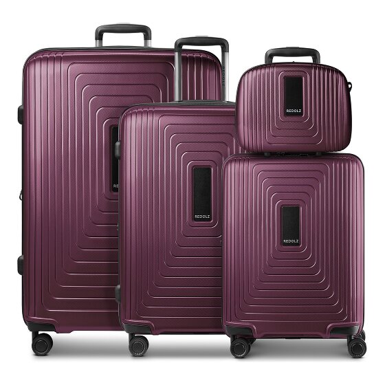Redolz Essentials 14 4-Rollen Kofferset + Beautycase 4 tlg. mit Dehnfalte