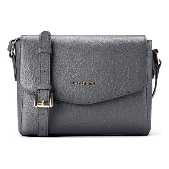 Lazarotti Bologna Leather Crossbody Umhängetasche Leder 22 cm