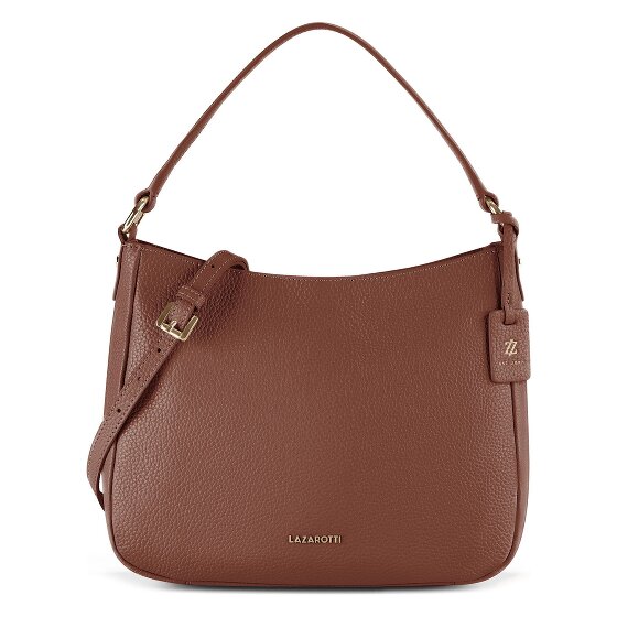 Lazarotti Bologna Leather Hobo Schultertasche Leder 27 cm