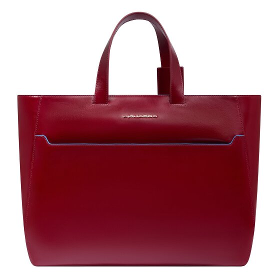 Piquadro Blue Square Shopper Tasche Leder 40 cm