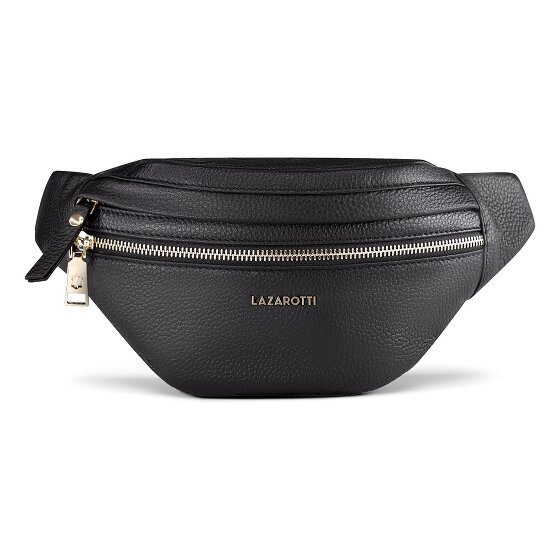 Lazarotti Bologna Leather Double-Zip Gürteltasche Leder 25 cm