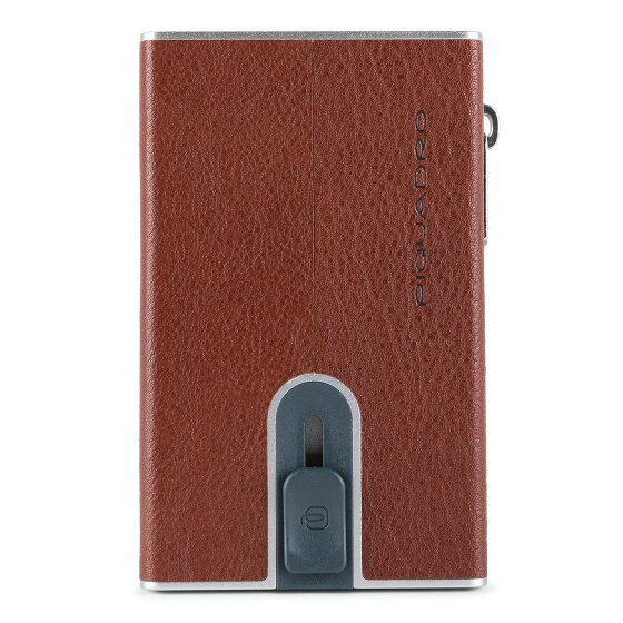 Piquadro Black Square Kreditkartenetui Leder 6 cm Piquadro Black Square Kreditkartenetui Leder 6 cm