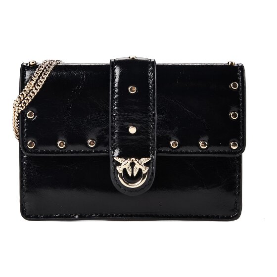 PINKO Love Pocket Studs Mini Bag Umhängetasche Leder 13 cm