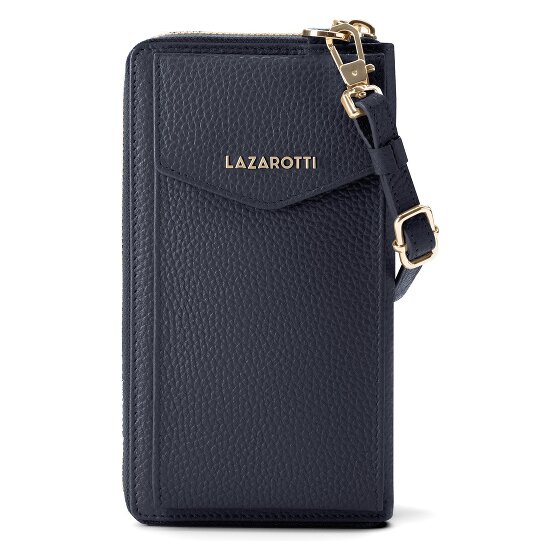 Lazarotti Bologna Leather Zip-Around Geldbörse Handytasche Leder 19 cm