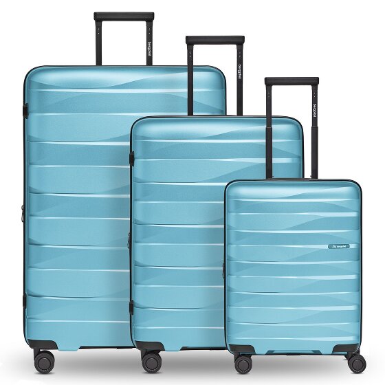 Bergpfeil Travel 4-Rollen Kofferset 3-tlg. mit Dehnfalte