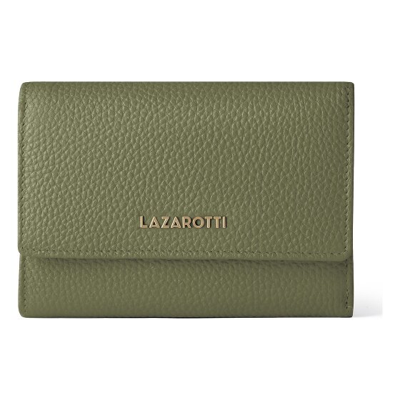 Lazarotti Bologna Leather XL Geldbörse mit Zip-Around Fach Leder 14 cm