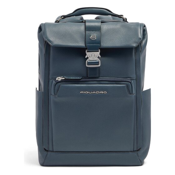 Piquadro Tebe Daypack RFID Schutz Leder 44 cm Laptopfach