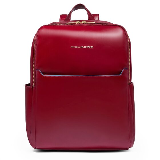 Piquadro Blue Square Daypack RFID Schutz Leder 37 cm Laptopfach