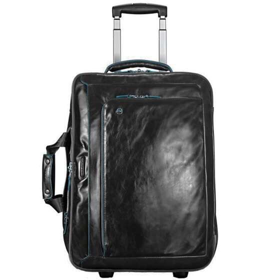 Piquadro Blue Square 2-Rollen Businesstrolley Leder 51 cm Laptopfach