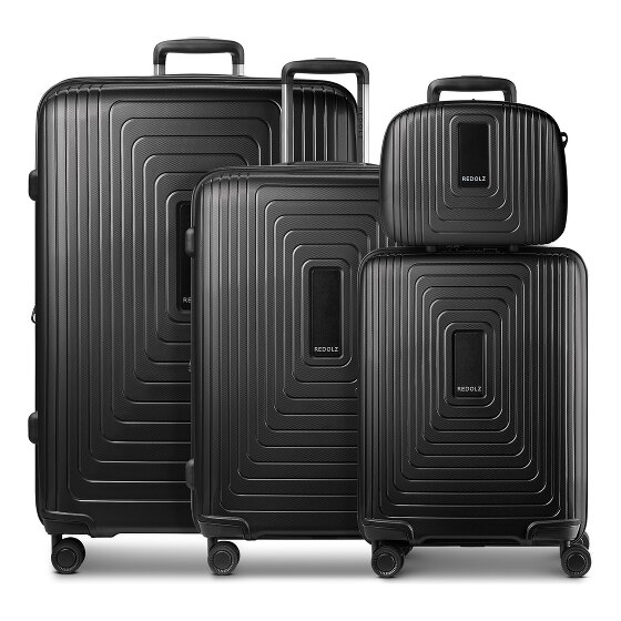 Redolz Essentials 14 4-Rollen Kofferset + Beautycase 4 tlg. mit Dehnfalte