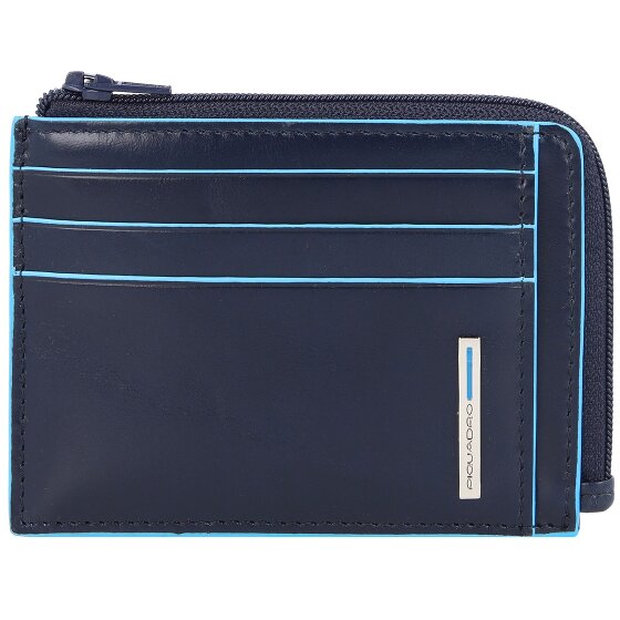 Piquadro Blue Square Kreditkartenetui RFID Schutz Leder 11 cm