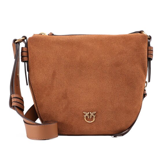 PINKO Zip Around Umhängetasche Leder 28 cm
