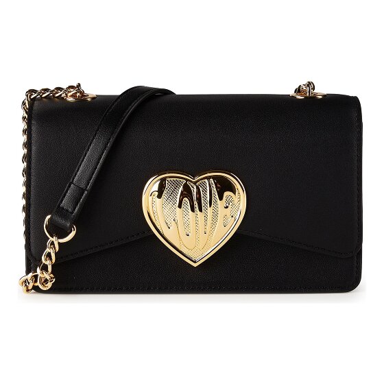 Love Moschino Victory Heart Schultertasche Leder 21.5 cm