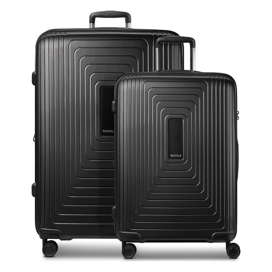 Redolz Essentials 14 4-Rollen Kofferset M+L mit Dehnfalte