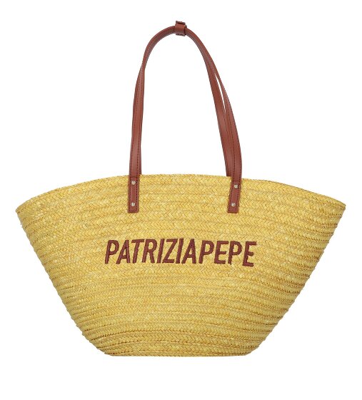 Patrizia Pepe Summer Straw Shopper Tasche 51 cm Patrizia Pepe Summer Straw Shopper Tasche 51 cm
