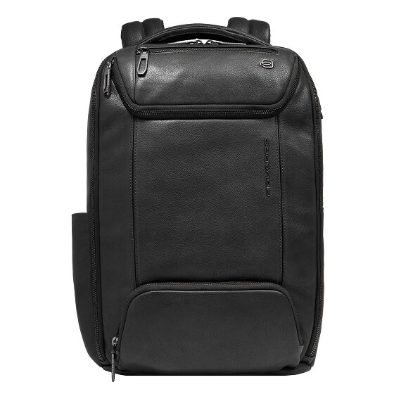 Piquadro Cronus Business-Rucksack RFID Schutz Leder 41 cm Laptopfach