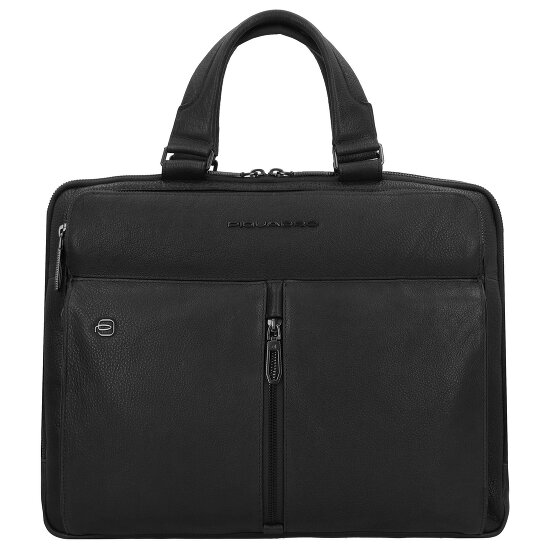 Piquadro Wollem Aktentasche RFID Schutz Leder 37 cm Laptopfach