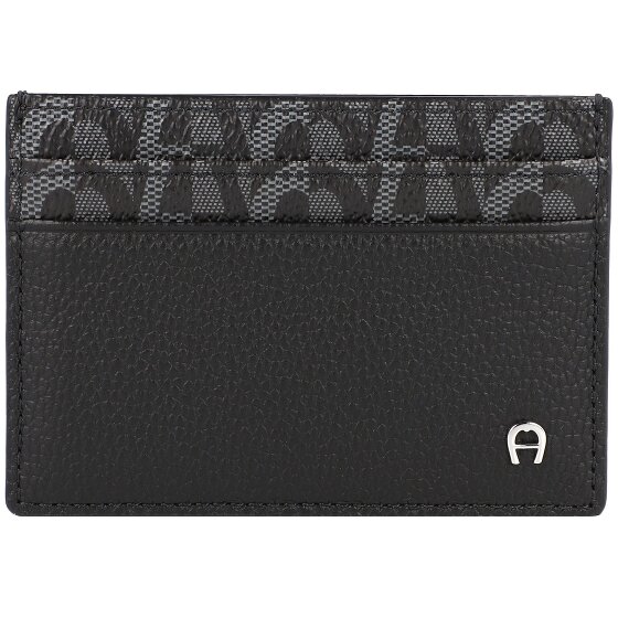 AIGNER Logo Kreditkartenetui Leder 10 cm