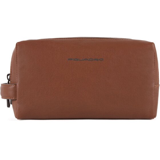 Piquadro Black Square Kulturbeutel Leder 25 cm