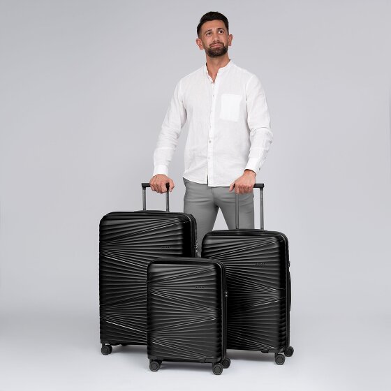 Pactastic Collection 02 THE THREE SET 4 Rollen Kofferset 3-teilig
