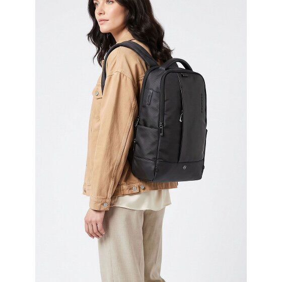 Piquadro Sync Daypack RFID Schutz Leder 47 cm Laptopfach