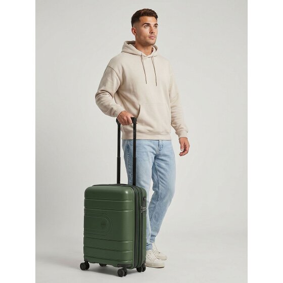 Redolz Essentials 11 4 Rollen Kabinentrolley 55 cm mit Dehnfalte