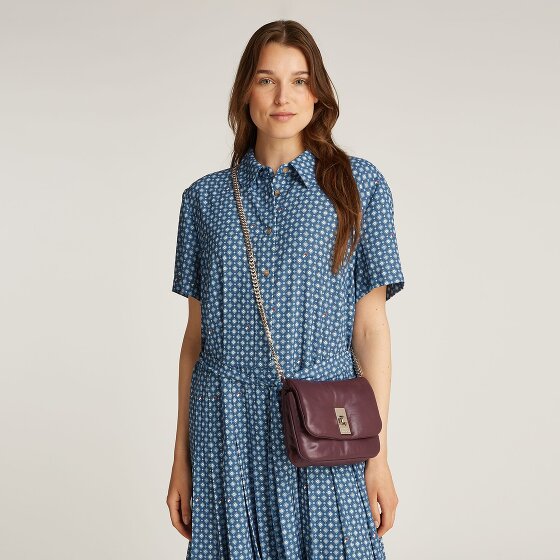 Tommy Hilfiger Soft Leather Mini Bag Umhängetasche Leder 18 cm Tommy Hilfiger Soft Leather Mini Bag Umhängetasche Leder 18 cm