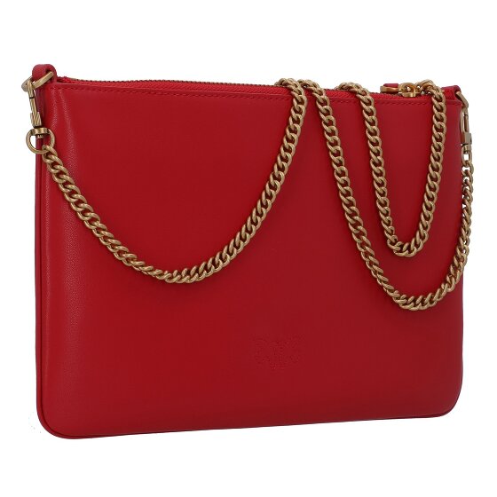 PINKO Flat Clutch Tasche Leder 24 cm