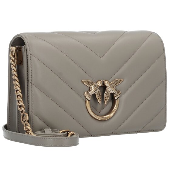 PINKO Love Click Umhängetasche Leder 25 cm