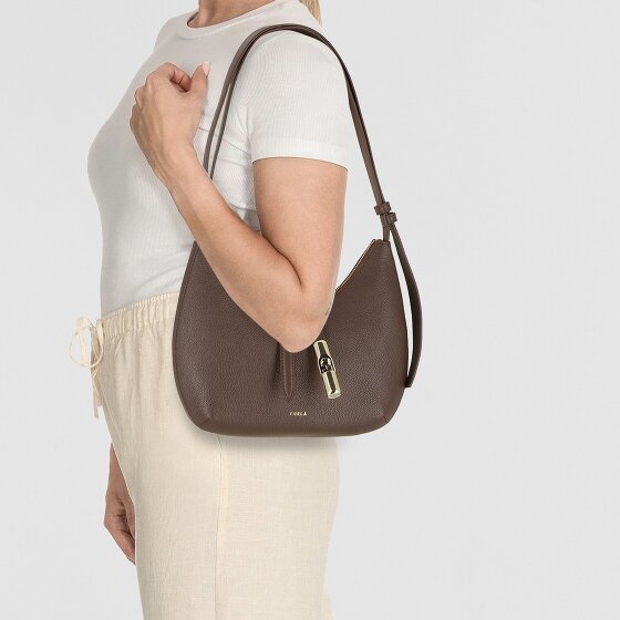 Furla Goccia Schultertasche Leder 22 cm