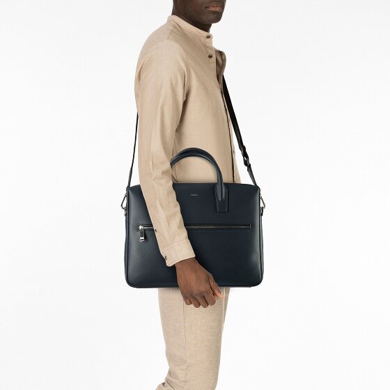 Boss Daxter Aktentasche Leder 38 cm Laptopfach